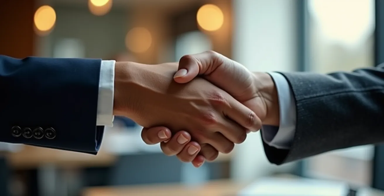 Échange professionnel de cartes de visite avec finitions premium